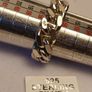 925 Sterling Silver Chain Link Ring. Image 5