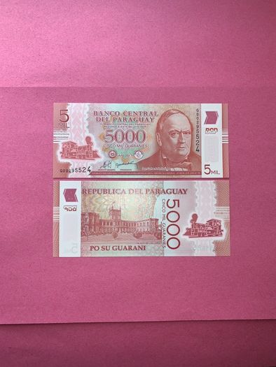 Paraguay  5,000 Guaranies  2011   PICK 234a   ( UNCIRCULATED) Polymer / Plastic