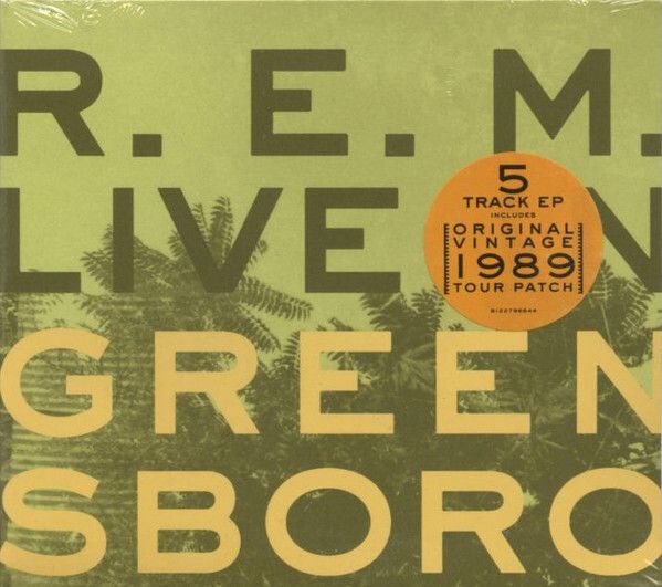 R.E.M. - Live in Greeboro - 5 Track CD plus Tour Badge