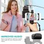 Movo - Complete Universal Smartphone Video Kit with Phone Rig, Built-in Stereo Microphone and LED Light, Wide-Angle and Fisheye Lenses - Compatible with iPhone and Android Phones (FREE POSTAGE) Image 4