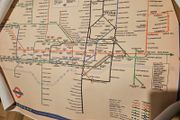 London Underground Fabric Poster