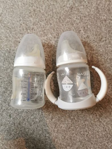 nuk bottles x6