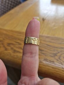 History of Ireland 14ct gold ring