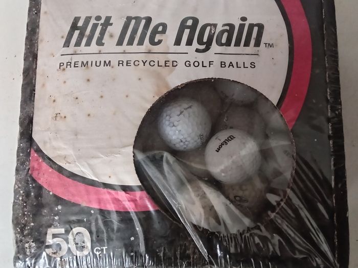 Fifty Recycled Unused Golf Balls
