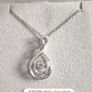 Sterling silver ladies necklace and pendant Image 3