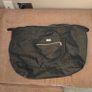Large black expandable travel bag with shoulder strap Image 9