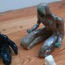 Handcrafted Ceramic Sculpture "Surrender" (Trinity Figure Set) Image 5