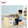 Build and Store Wooden Lego Desk Image 4