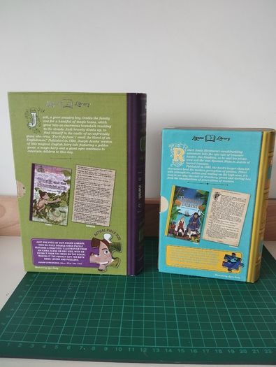 sealed Jack and the Beanstalk & Treasure Island Puzzle Book Set