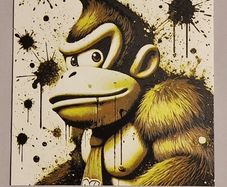 Donkey Kong 3d printed picture