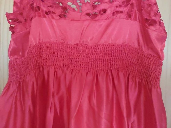 Red lace dress (free postage)