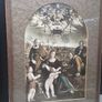 Vintage Pair Framed Renaissance Religious Prints Domenico Alfani Image 3