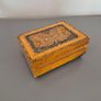 Vintage  Wooden Musical Jewellery Trinket Box Image 2