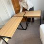 L shaped office/study desk Image 2