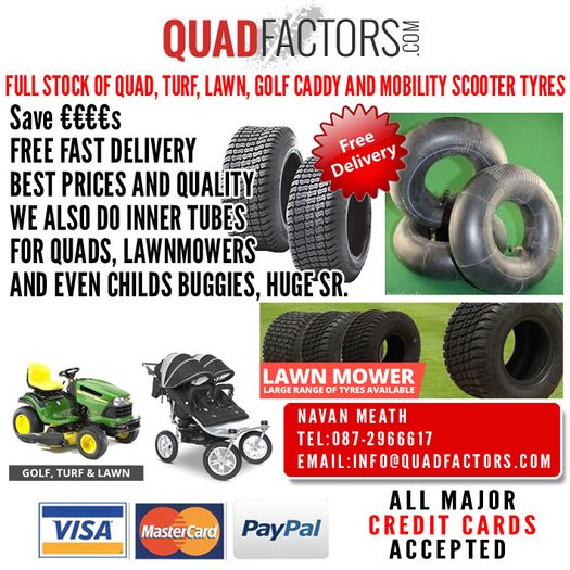 Quad Tyres, Tubes Etc