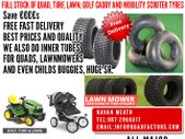 Quad Tyres, Tubes Etc