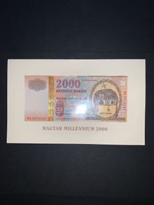Hungary 2,000 Forint  2000pick 186a (UNCIRCULATED ) Commemorative Issue In Folder.