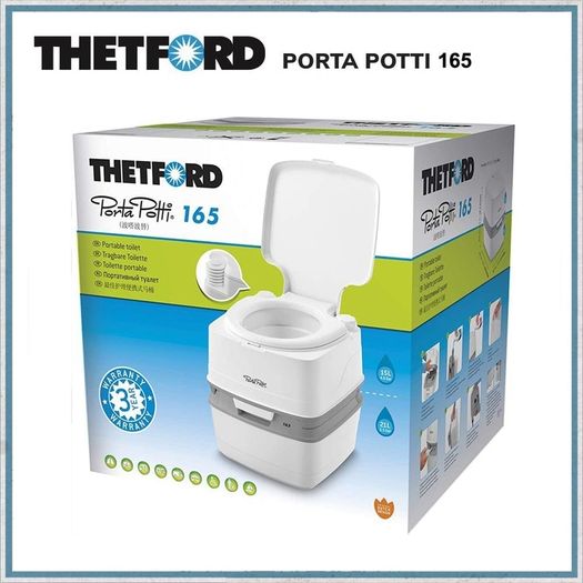 Thetford Porta Potti 165 Portable Camping Toilet New in Box