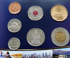 Canada sealed BUNC certificated coins set incl Poppy Dollar