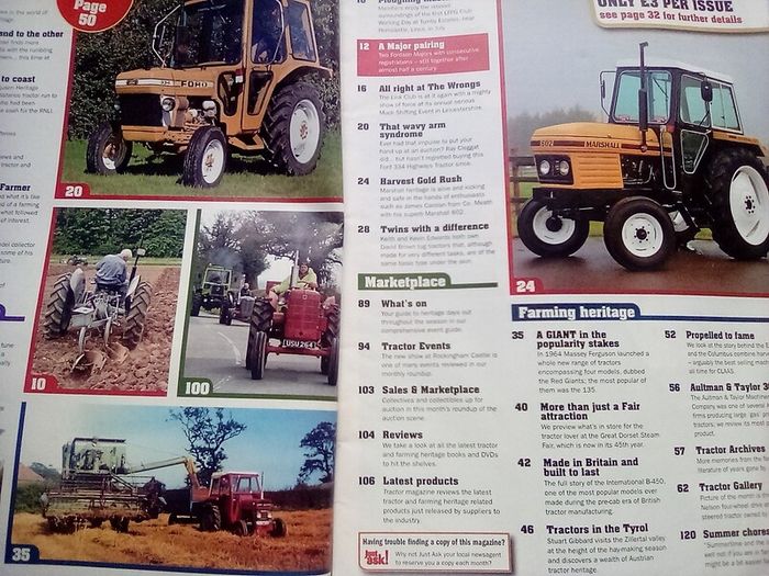 Two Fordson Tractor Magazines