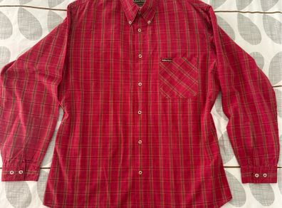 Vintage Marlboro Classics Red Plaid Long Sleeve Button-Down Shirt Size XL