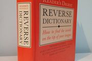 Reader's Digest Reverse Dictionary - How to Find The Words on the Tip of Your Tongue