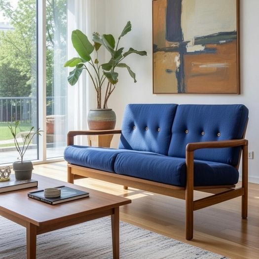 Vintage Mid Century Scandi Couch