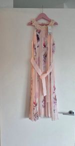 14years, Brand-New Lipsy London Pink Pleated Floral Dress