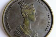 Bronze German Austria Prague Coronation Medal Ferdinand I &amp; Maria Anna Augusta