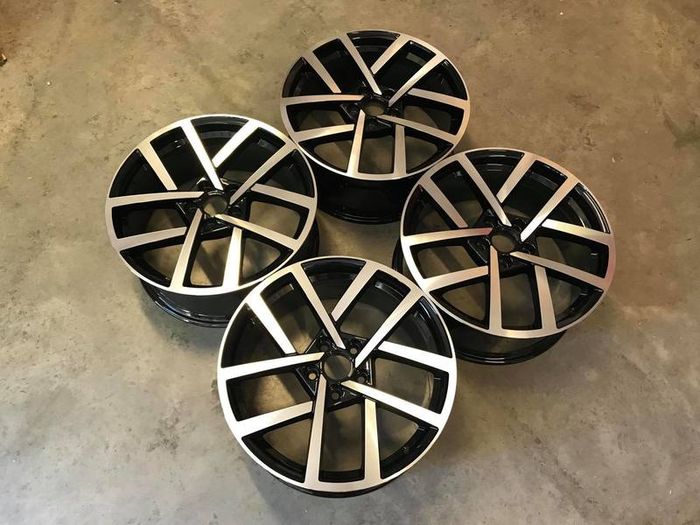 18 19" Inch Golf Jurva Style Alloy Wheels VW Golf MK5 MK6 MK7 MK7.5 Audi A3 Seat Leon Caddy scirocco skoda superb octavia estate 5x112