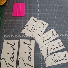 Paiste drum decals x 2
