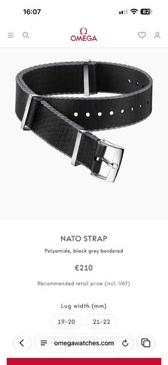 Omega NATO Strap