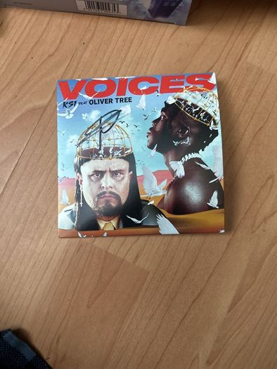 KSI SiGNED Voices CD single