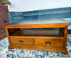 Egyptian coffee table. New zeeland pine.