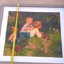 Decorative framed art print after The Butterflies De vlinders by August Allebe Dutch, 1838 1927 Image 4