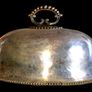 Antique Victorian Silver Plate Meat Dome Image 3
