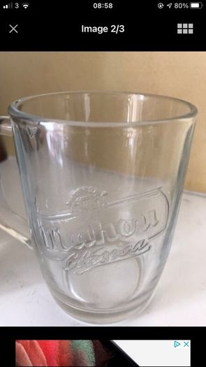Mahou Half Pint Tankard