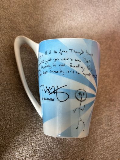 Feed The World Bob Geldof Whatever It Takes Mug