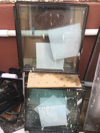 Double-glazed Window glass, 12 pieces