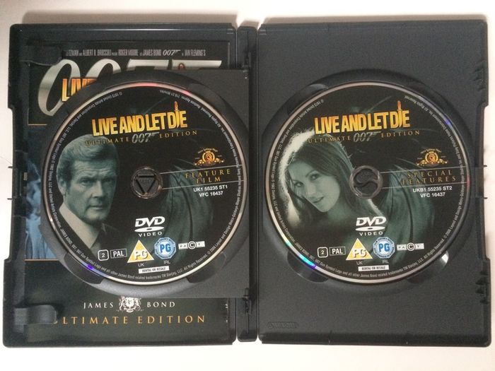 007 James Bond - Live And Let Die [1973] Roger Moore [Movie 2xDVD]