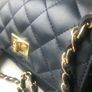 Genuine leather navy bag Image 2