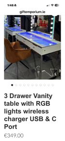 LED Vanity table