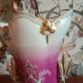 Antique French Porcelain Cornet Vase. Circa 1900 Image 4