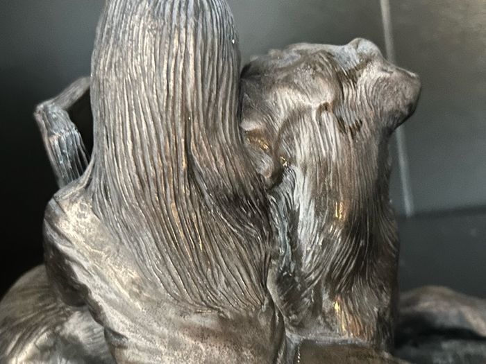 Bronze Figurine by Barry Ormond Reading Lesson