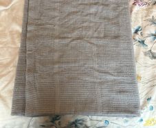 Grey baby blanket