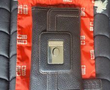 orla kiely leather wallet