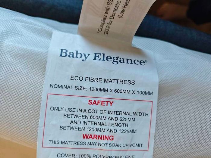 miniuno sleepeasy travel cot with proper mattress