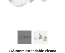 extendable curtain pole