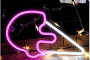 DISCOUNT CODE IN DESCRIPTION Neon Ice Cream Light Neon Ice Cream Sign Neon Wall Lights 3 AA Battery/USB Operated Pink Neon Signs Neon Signs for Wall LED Neon Lights for Bedroom Neon Light Signs Neon Strip Lights for Gift
