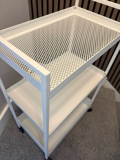Ikea storage trolley, white